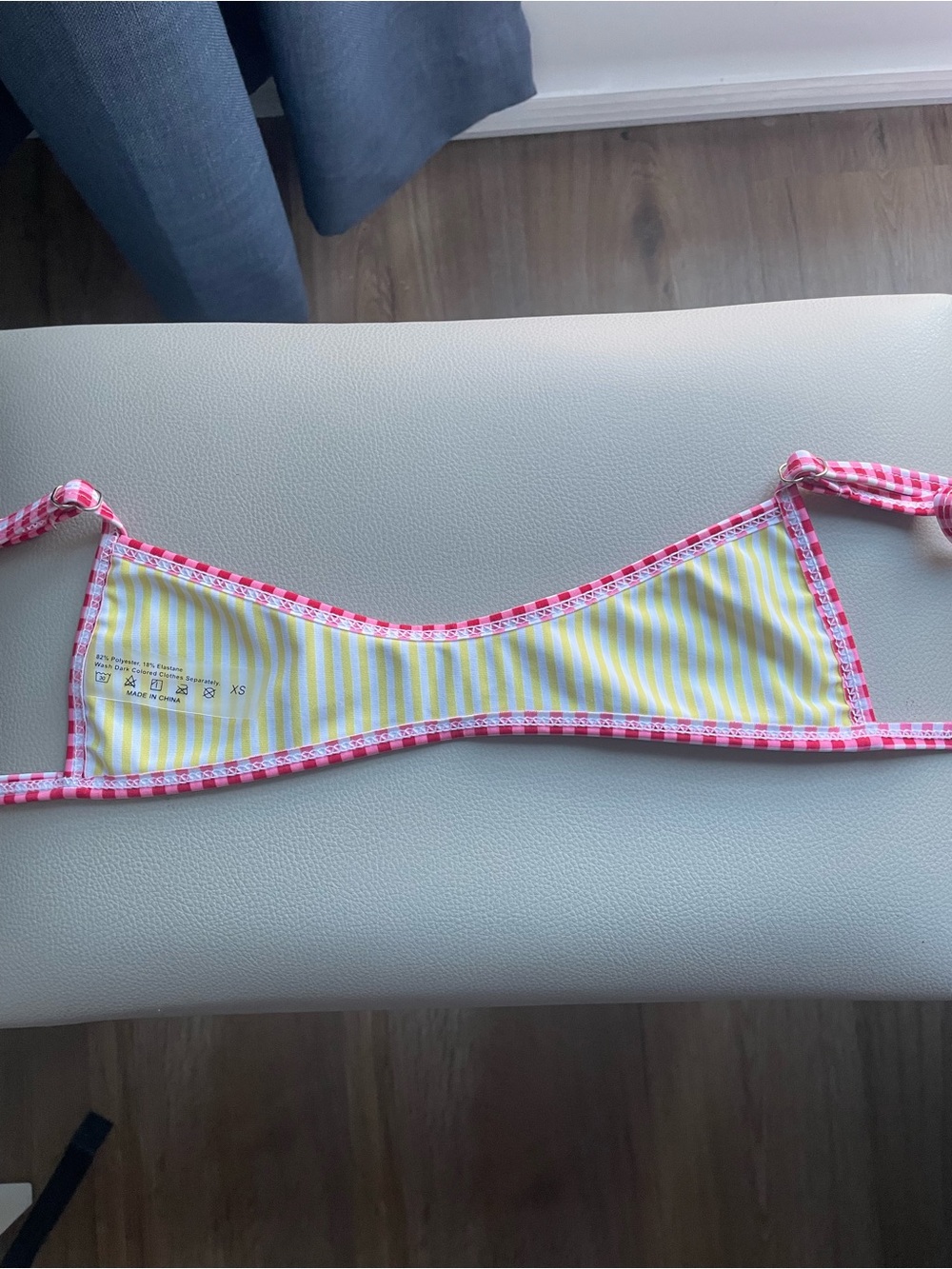 Cute SHEIN Floral & Gingham Bikini Set | Never Worn / Brand New - Picture 4 of 11